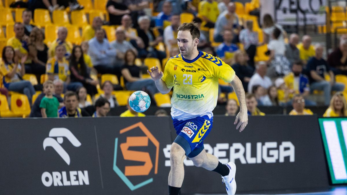 Materiały prasowe / Orlen Superliga / Industria Kielce / Na zdjęciu: Arkadiusz Moryto