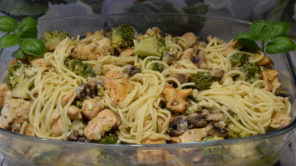 Spaghetti z brokułem