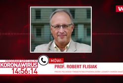 Koronawirus w Polsce. Prof. Robert Flisiak wyjaśnia protesty lekarzy w Łomży. "Na nich to spadło jak grom"