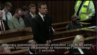 Sędzia uznała, że Pistorius jest winny nieumyślnego spowodowania śmierci