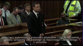 Sędzia uznała, że Pistorius jest winny nieumyślnego spowodowania śmierci