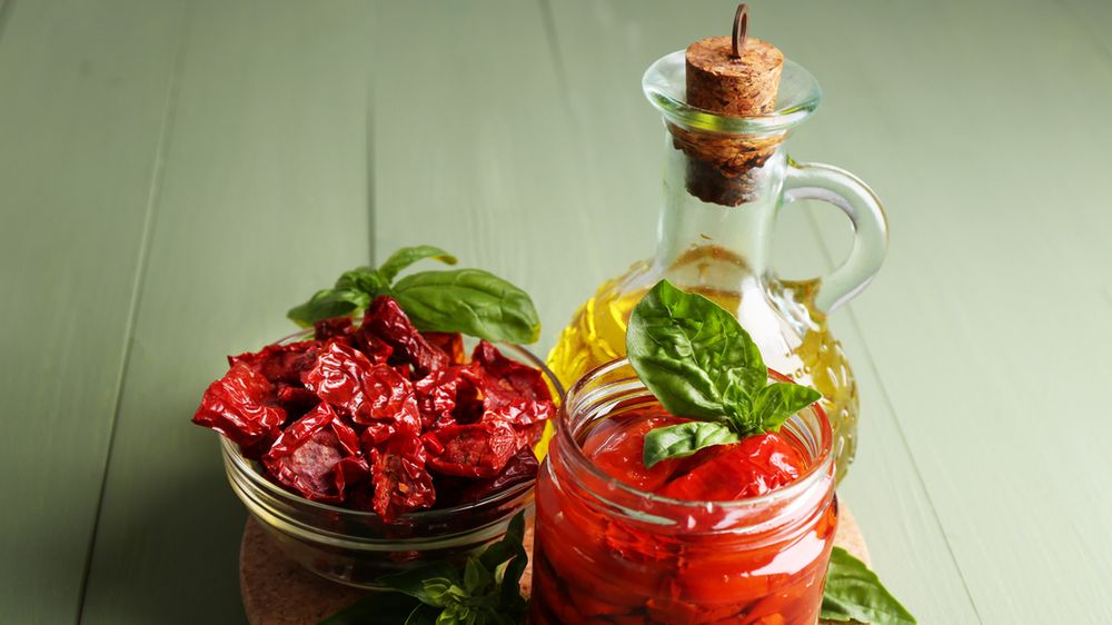 Suszone pomidory w oleju, odsączone