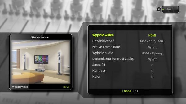 8level TizzBird Stick N1 - interfejs użytkownika
