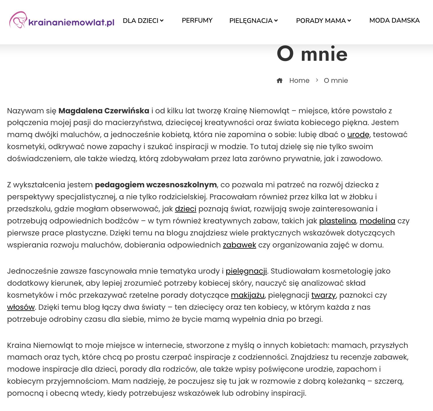 Screeny do biogramów na niektórych stronach.