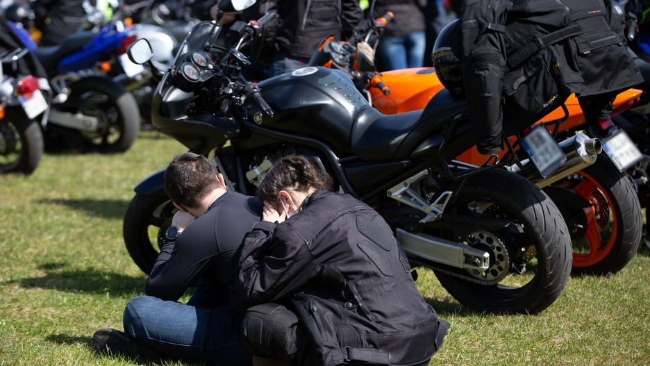 Zlot motocyklistów w Licheniu. Na polach tłumy, choć imprezy nie było (zdjęcie ilustracyjne)