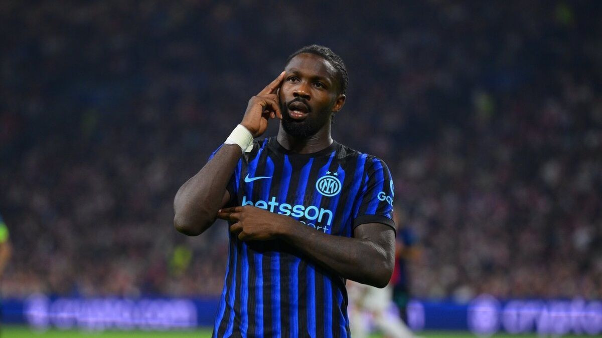 Twitter / Inter Mediolan / Marcus Thuram w meczu Interu Mediolan