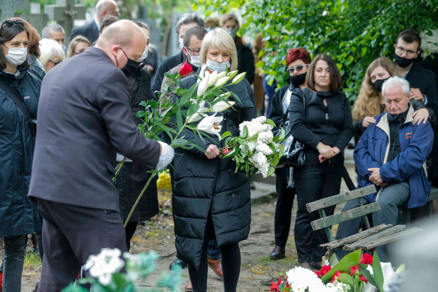 Monika Dryl - Pogrzeb Jerzego Łapińskiego