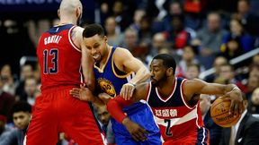 NBA: Wizards rozbici przez Warriors, Curry katem. Bardzo krótki występ Gortata