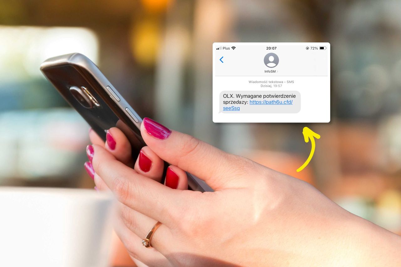 SMS od InfoSM: "Wymagane potwierdzenie sprzedaży"