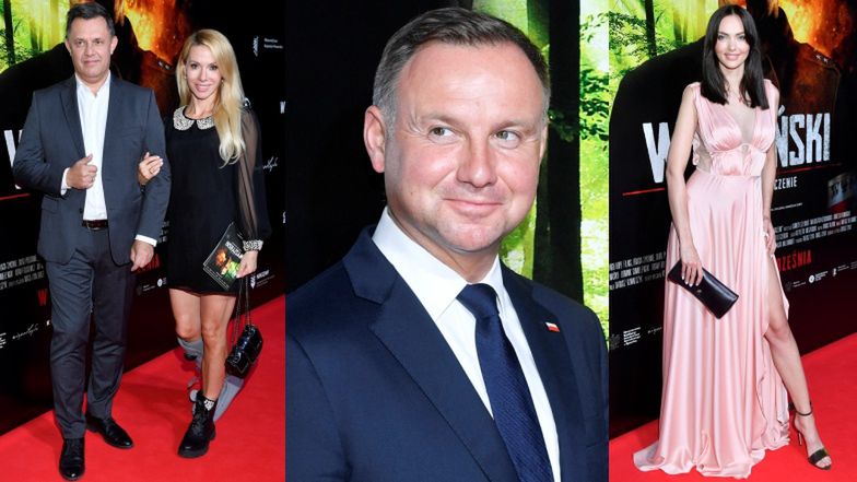 Premiera filmu o kardynale Wyszyńskim: Małgorzata Opczowska w ortezie, Marcela Leszczak niczym Angelina Jolie i... Andrzej Duda (ZDJĘCIA)