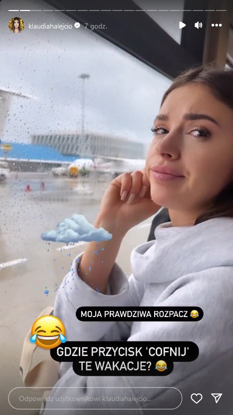 Klaudia Halejcio relacjonuje wakacje na Malediwach