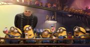 Minionki rozrabiają na trybunach