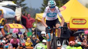 Giro d'Italia: kibic przebrał się za dinozaura i zdenerwował Froome'a