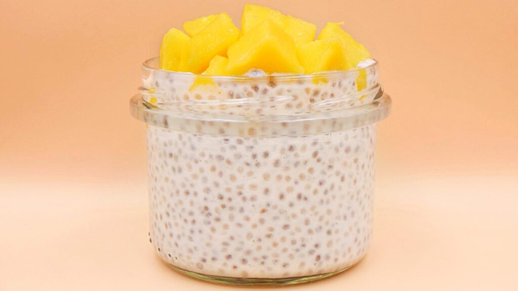 Kremowy deser chia z mango przepis