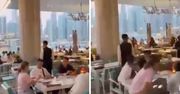 Niezwykłe nagranie. Panika w dubajskiej restauracji