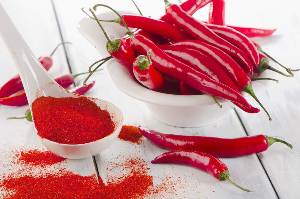 Suszone ostre papryczki