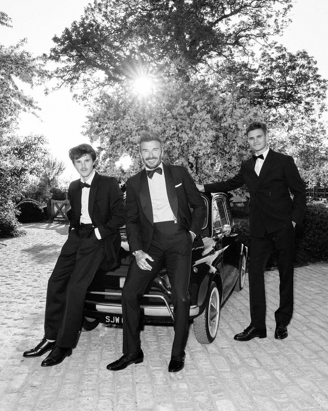 Tak Beckhamowie celebrowali 50. urodziny Davida