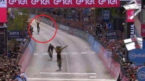 Giro d'Italia. Niecodzienny obrazek na mecie