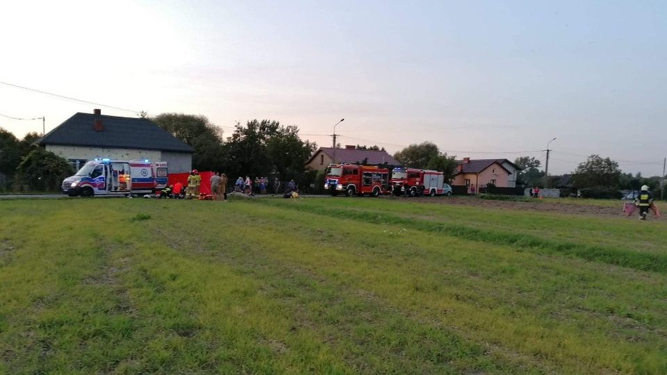 koń motocykl wypadek policja