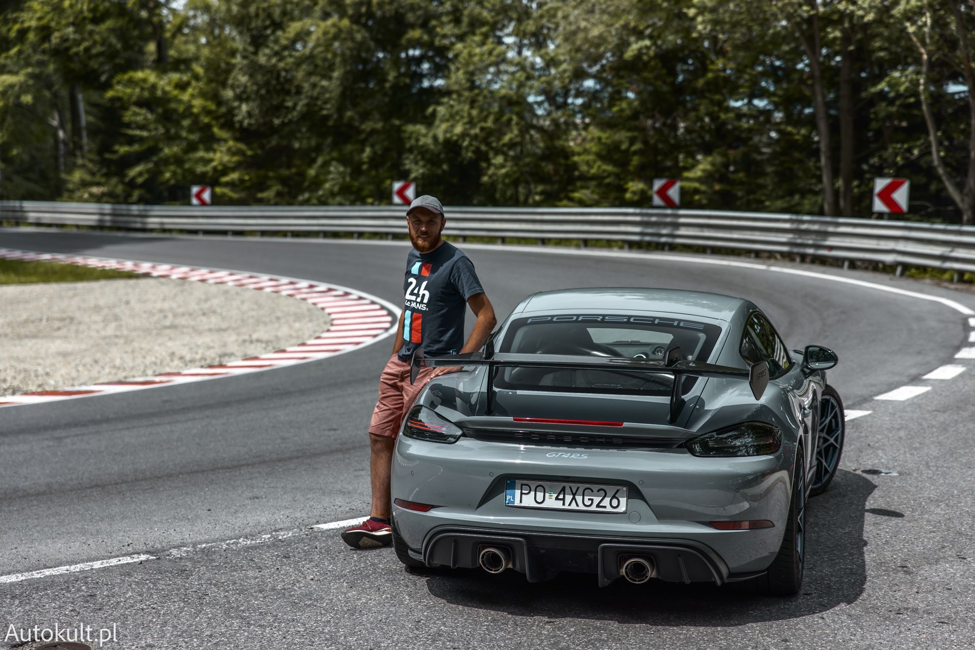 Porsche 718 Cayman GT4 RS i autor tekstu