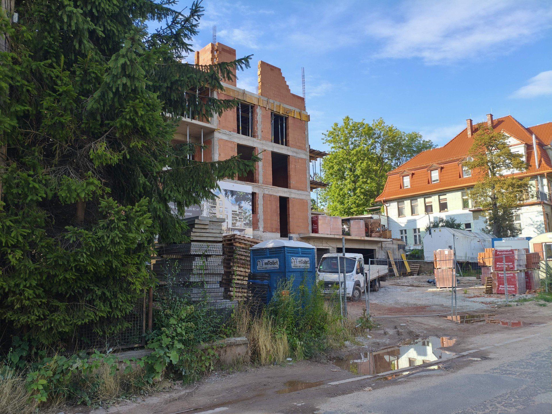 Budowa ul. Porcelanowa - ceny mieszkań