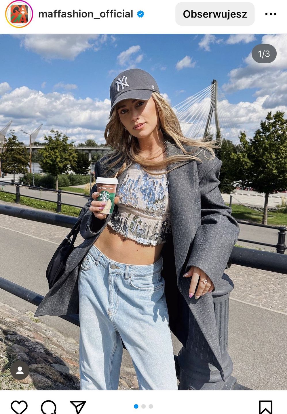 Maffashion zachwyca w modnych jeansach
