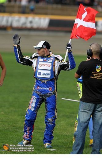 Bjarne Pedersen wystąpił w Grand Prix Europy w Lesznie