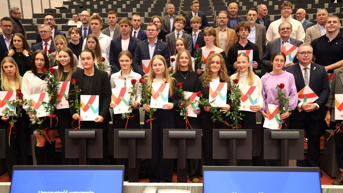 Stypendia sportowe Samorządu Województwa Wielkopolskiego fot. UMWW