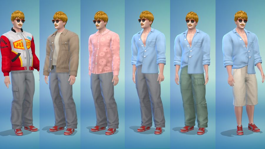 The Sims 4: Księżycowy Szyk, elementy ubioru