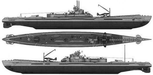 Szkic I-400 (Fot. The-Blueprints.com)