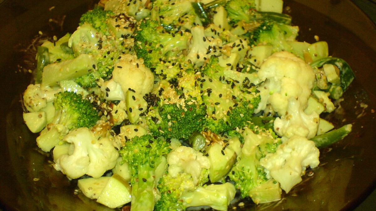 Kalafior romanesco gotowany bez dodatku soli