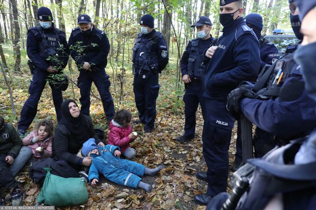 Grupa irackich Kurdów zatrzymana na granicy. Przejmujące zdjęcia