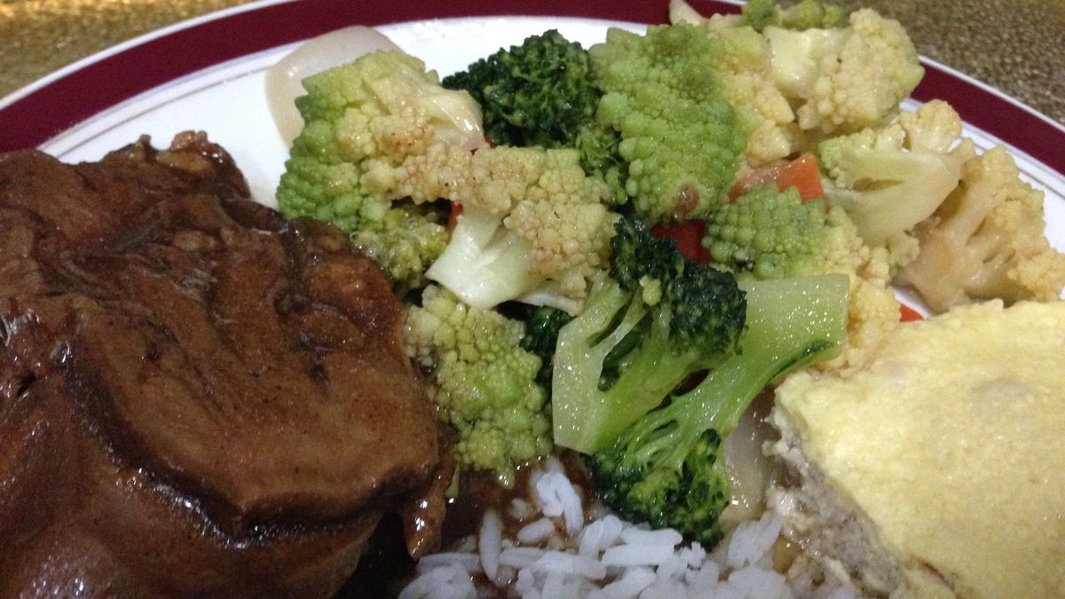 Gotowane brokuły chińskie