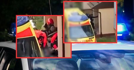 Wstrząsające nagranie interwencji w Sanoku. Świadek wszystko nagrał
