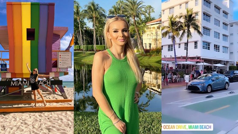 Monika Chwajoł spędza święta w Miami