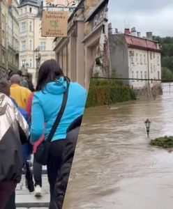 Stali i nagrywali powódź. W kilka chwil musieli się rozejść