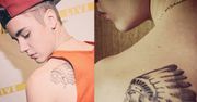 Justin Biebier ma NOWY TATUAŻ! Indianina... (FOTO)