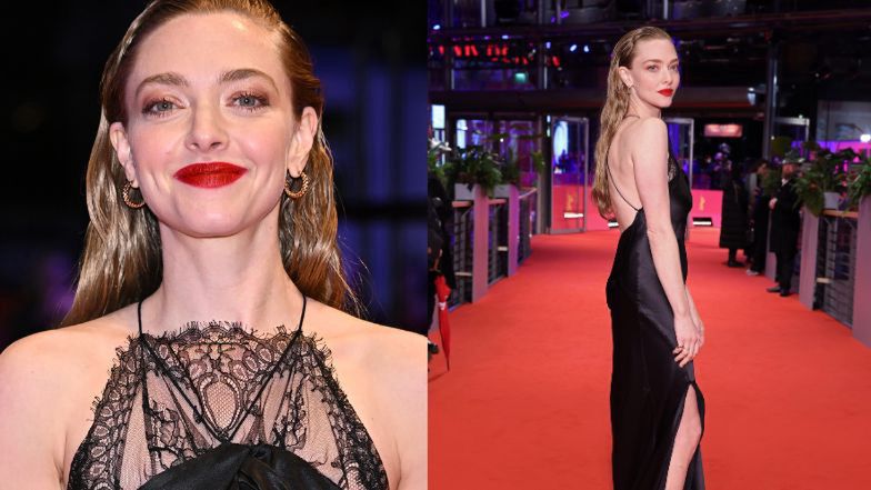 Amanda Seyfried w koronkowej sukni ZACHWYCIŁA na Berlinale 2024 (ZDJĘCIA)