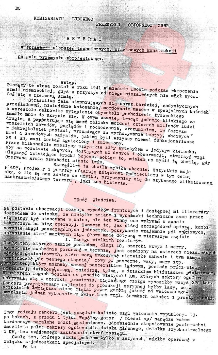 Polski pisarz zaprojektował czołg dla ZSRR? Nieznany pomysł Stanisława Lema 6