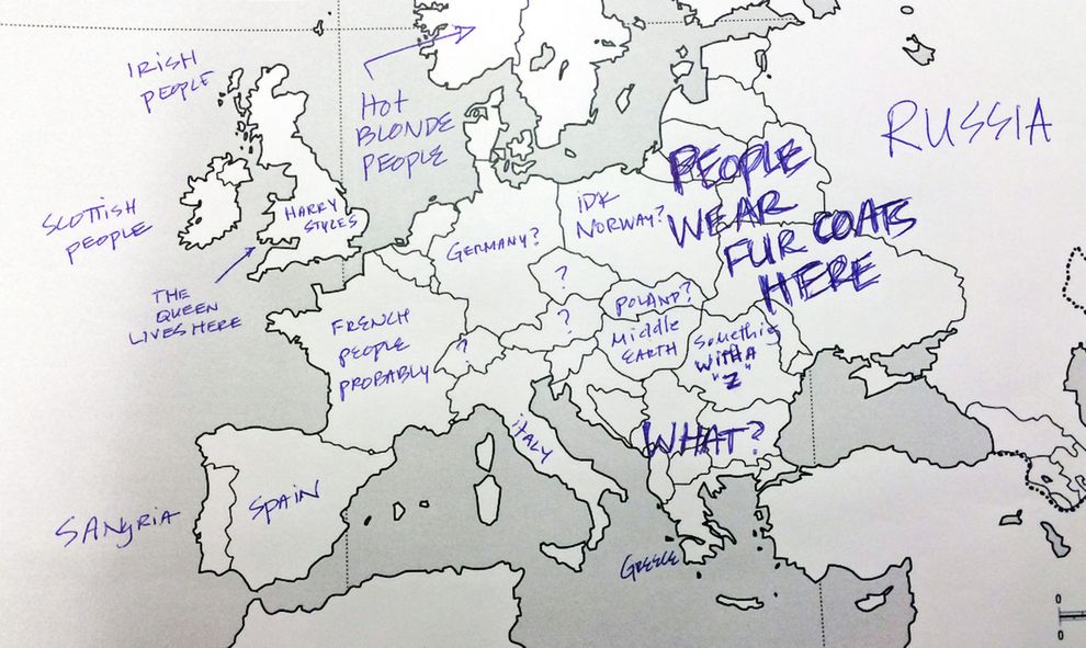 Gdzie leży Polska? Amerykanie wskazują kraje w Europie 25