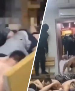 Brutalna akcja OMON-u w łaźni w Moskwie