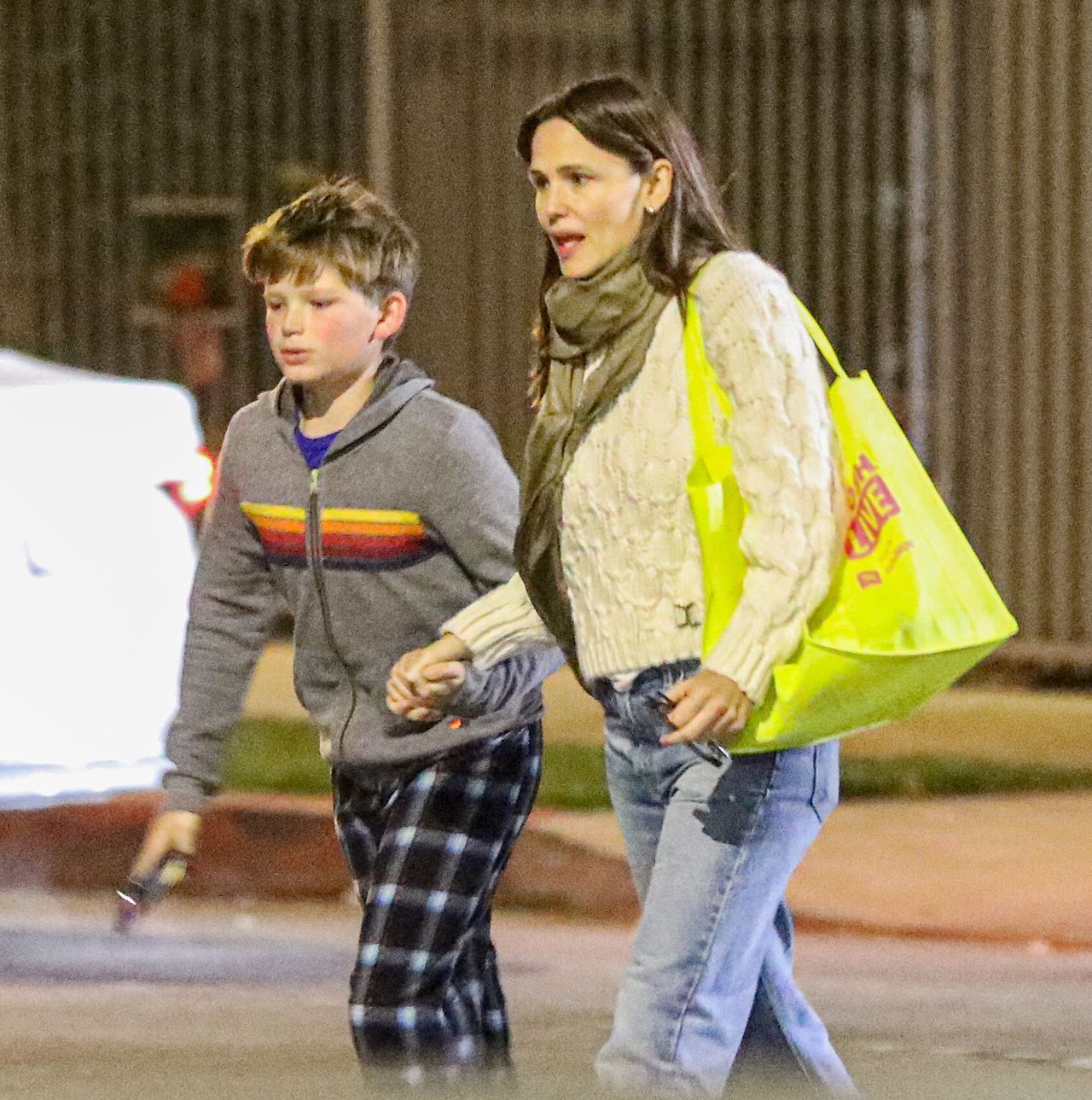 Jennifer Garner at a school play