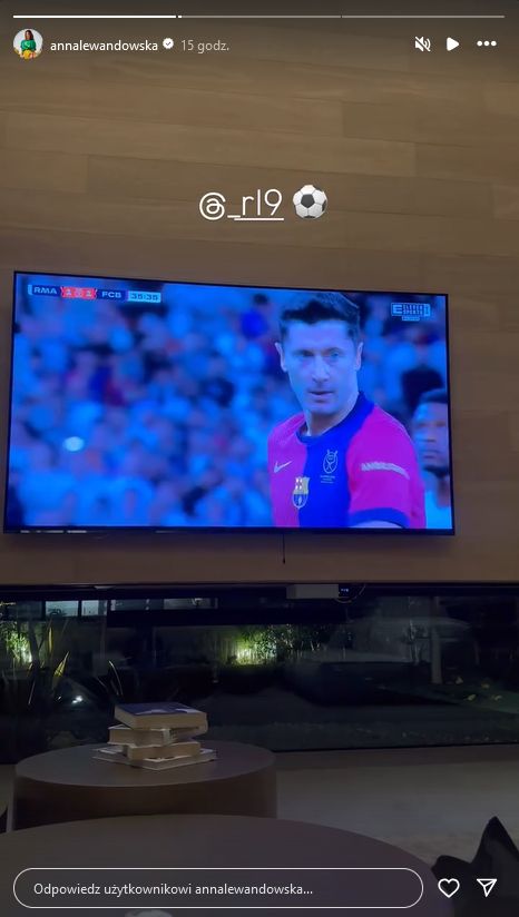 Anna Lewandowska dumna z męża