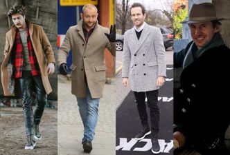 Stylowe płaszcze męskie w stylizacjach celebrytów