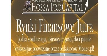 Konferencja "Rynki Finansowe Jutra" 23 października we Wrocławiu