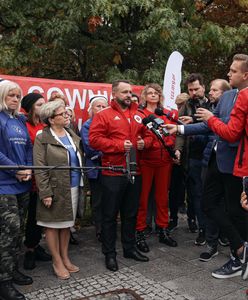Warszawa. Do protestujących medyków dołączyli pracownicy sądów i prokuratur