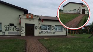 Bazgroły na budynku OSP. Strażacy proszą o pomoc
