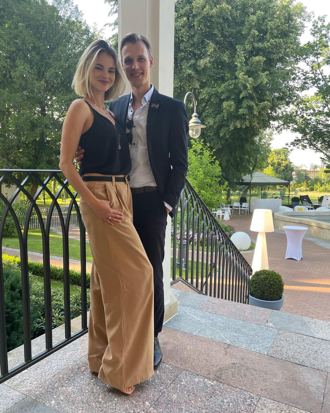 Justyna Banasiak z mężem Jakubem
