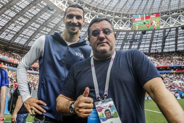 Mino Raiola i Zlatan Ibrahimovic (VI Images)