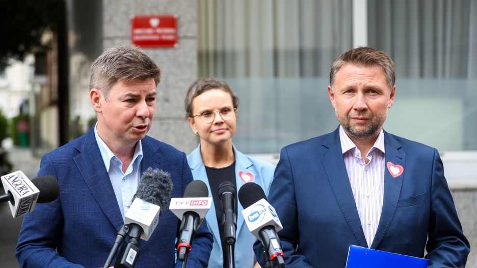 Rafa� Guz
Klubu Parlamentarnego Koalicja Obywatelska, KO, komitetu wyborczego, konferencja, prasowa, rejestracja, wybory, polityk, polityka